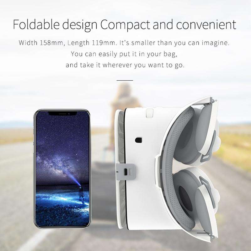 BOBOVR Z6 Virtual Reality 3D Video Glasses Suitable for 4.7-6.3 inch Smartphone with Bluetooth He...