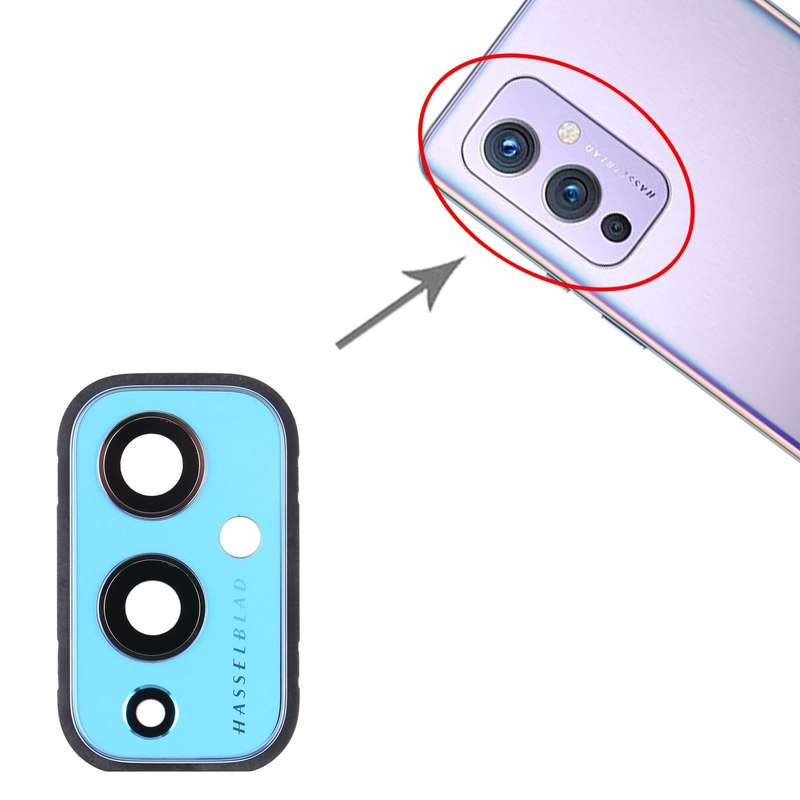 For OnePlus 9 (IN/CN Edition) Camera Lens Cover (Blue)