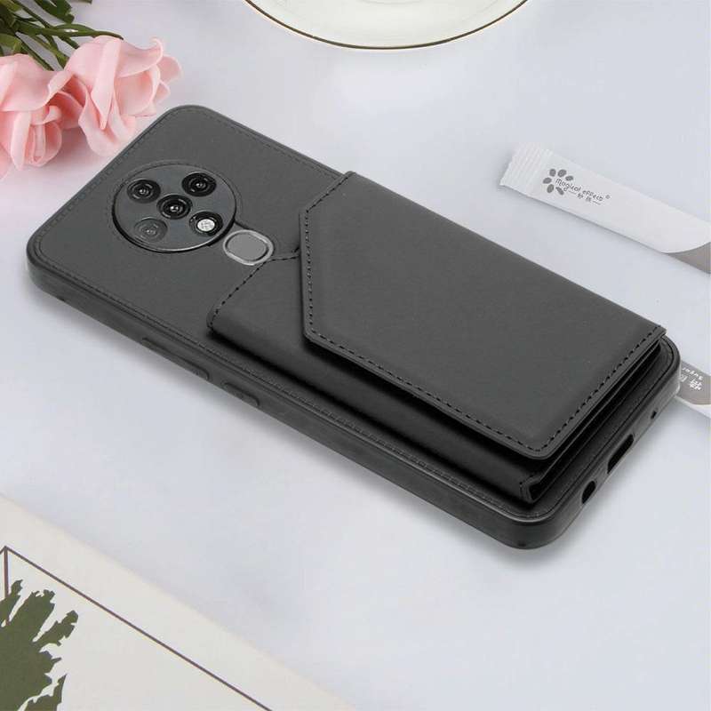 For Tecno Spark 6 Skin Feel PU + TPU + PC Phone Case(Black)