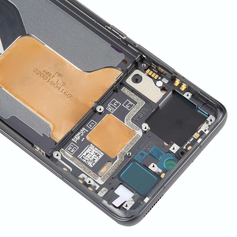 For Xiaomi 12 Original AMOLED Material LCD Screen Digitizer Full Assembly with Frame (Black)