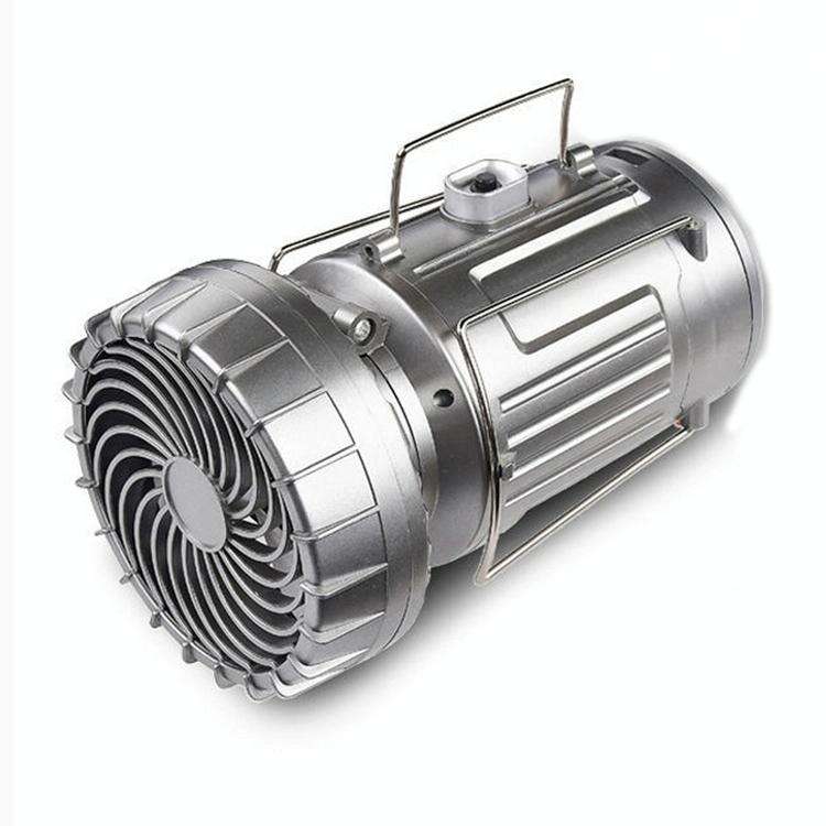 Outdoor Solar Fan Light Camping Light Portable Stretch Switch Horse Lantern, EU Plug, Type: 9399F...