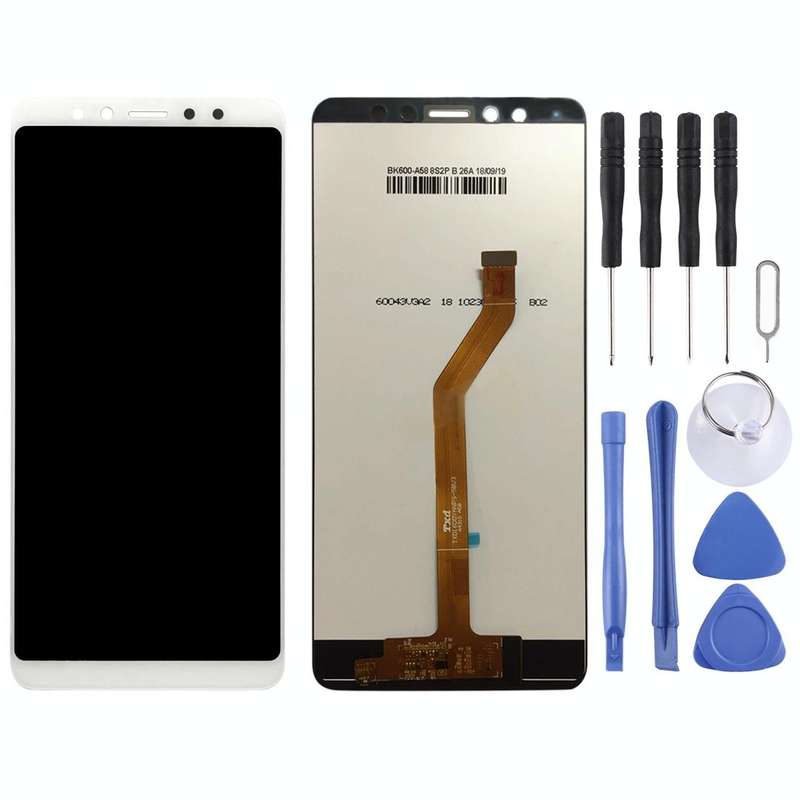 OEM LCD Screen for Lenovo K5 Pro with Digitizer Full Assembly (White)
