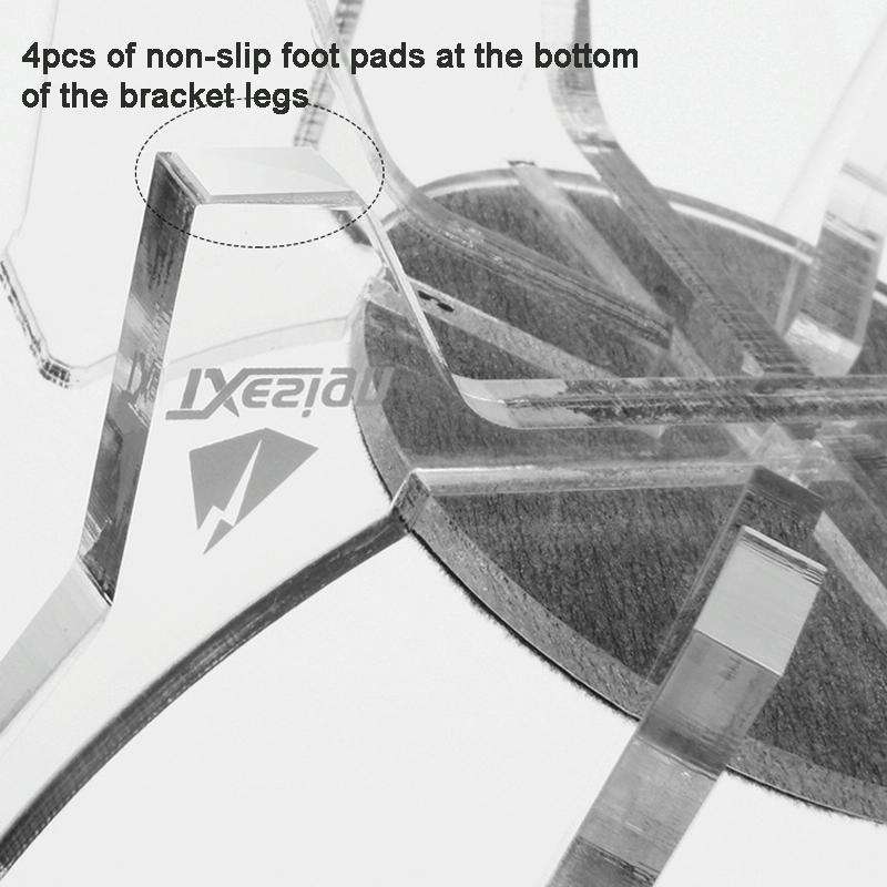For Echo Dot 4th Generation Alexa Speaker Desktop Storage Base Bracket(Transparent)