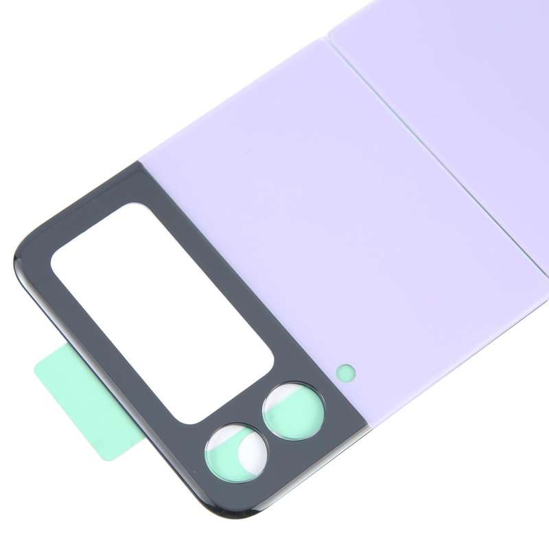 For Samsung Galaxy Z Flip4 SM-F721B Battery Back Cover with Camera Lens Cover(Purple)