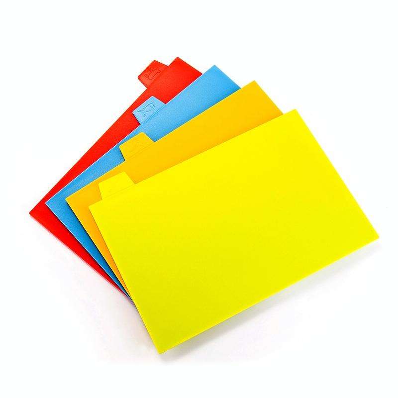4 in 1 Classified Cutting Board Multifunctional Household Plastic Fruit Cutting Board Set, Style:...