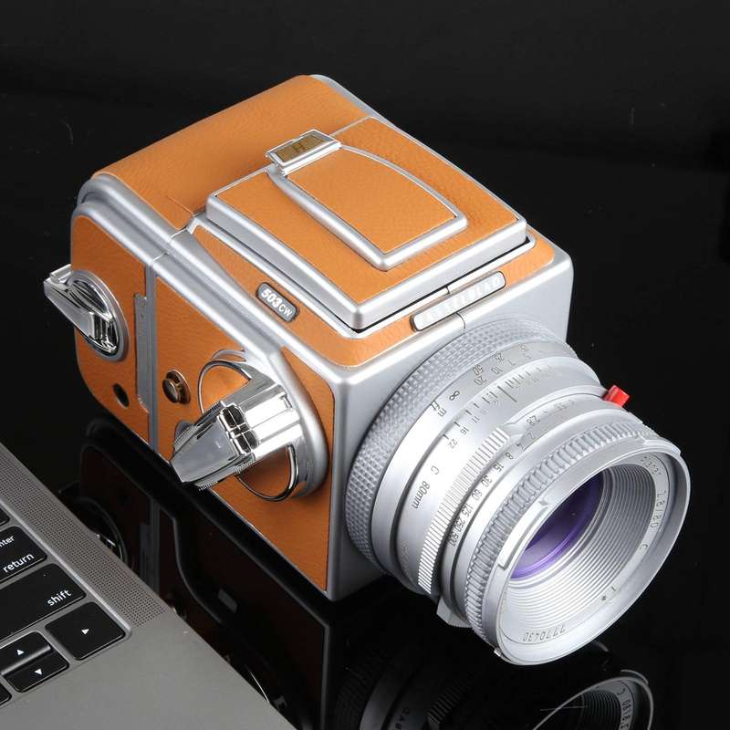 For Hasselblad 503CW Non-Working Fake Dummy Camera Model Photo Studio Props(Brown Silver)
