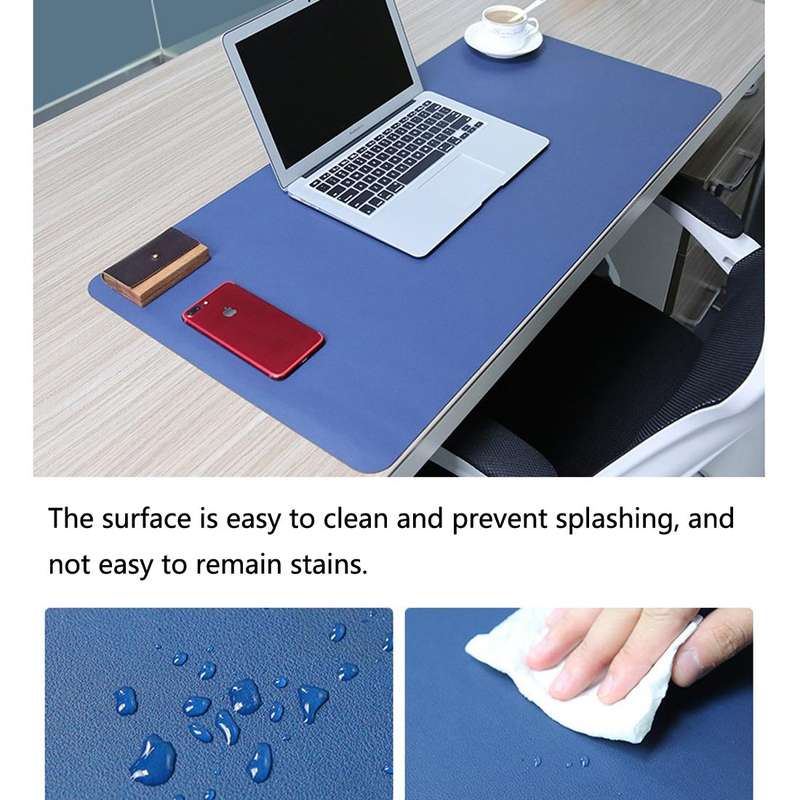 Multifunction Business PU Leather Mouse Pad Keyboard Pad Table Mat Computer Desk Mat, Size: 90 x ...