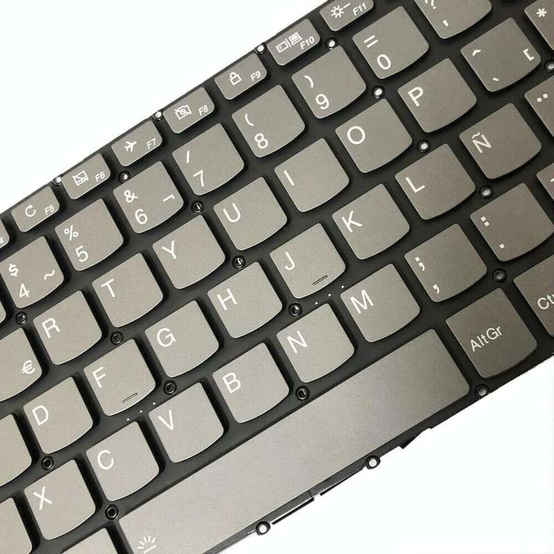 For Lenovo IdeaPad 320-15ABR / 320-15AST Spanish Version Backlight Laptop Keyboard with Power But...