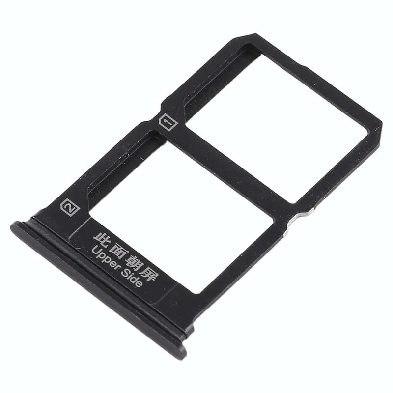 For Vivo X9i 2 x SIM Card Tray (Black)