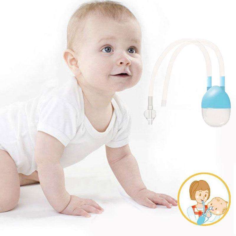 Newborn Baby Safety Nose Cleaner Vacuum Suction Nasal Aspirator Flu Protections Nasal Aspirator N...