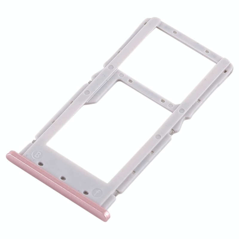 SIM Card Tray + SIM Card Tray / Micro SD Card Tray for Xiaomi Redmi Note 6 Pro (Rose Gold)
