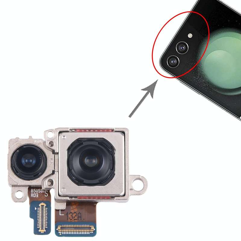 For Samsung Galaxy Z Flip5 SM-F731B Original Camera Set (Wide + Back Camera)