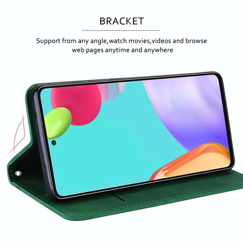 For Honor X8 / X30i Frosted Business Magnetic Flip Leather Phone Case(Green)