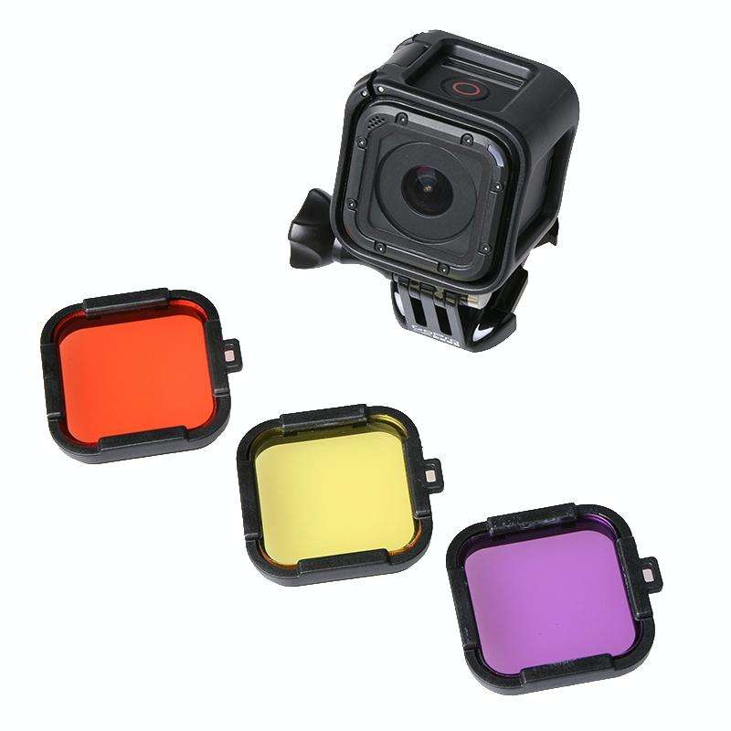 Standard Housing Diving Filter for GoPro HERO5 Session /4 Session(Yellow)