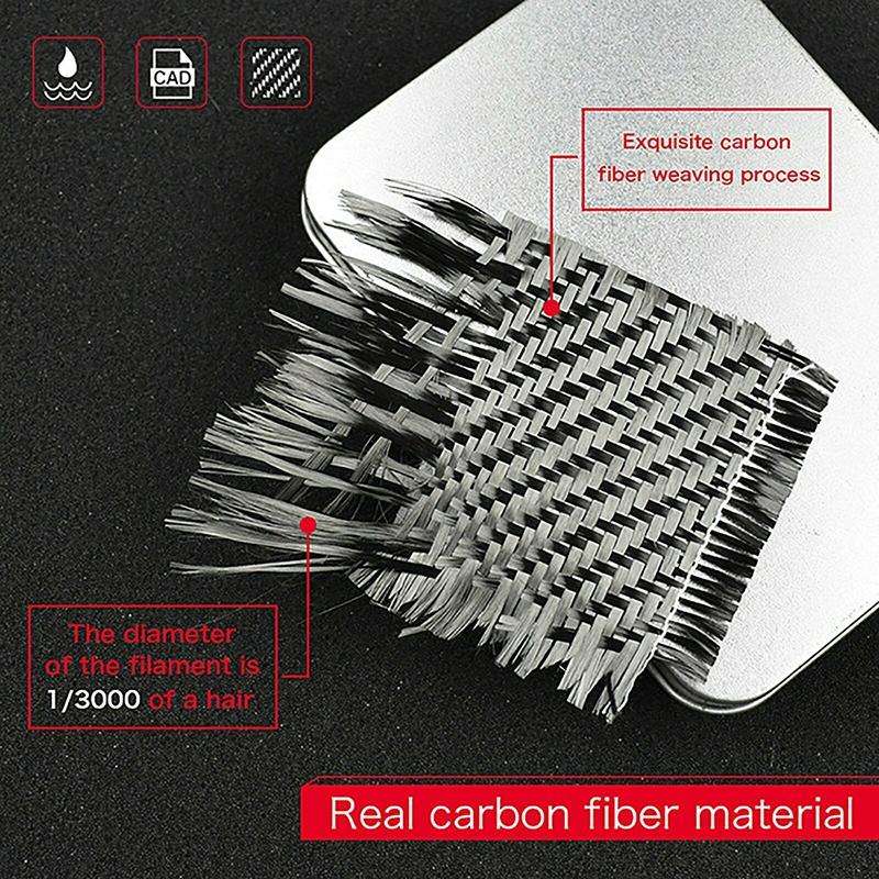 Car Carbon Fiber Light Eyebrow for Hyundai Elantra 2016-2018
