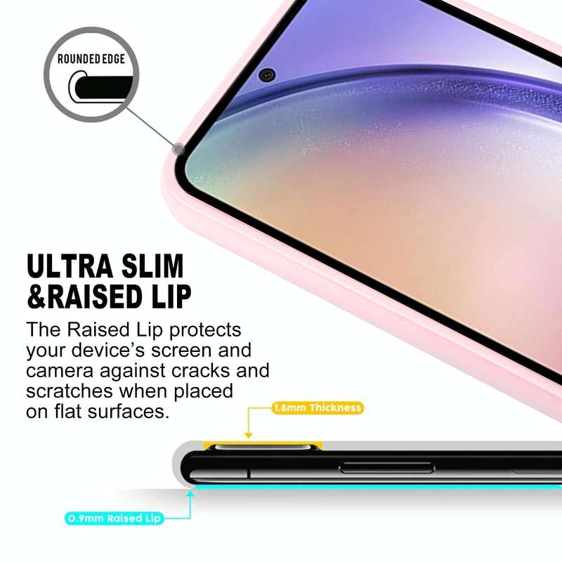 For Samsung Galaxy A54 5G GOOSPERY PEARL JELLY Shockproof TPU Phone Case(Pink)