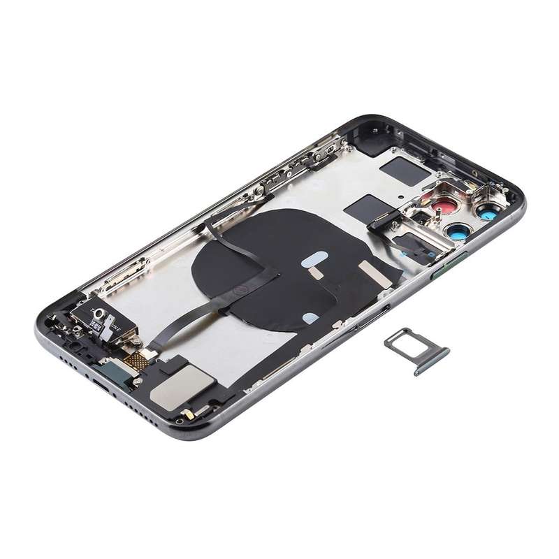 Battery Back Cover Assembly (with Side Keys & Power Button + Volume Button Flex Cable & Wireless ...