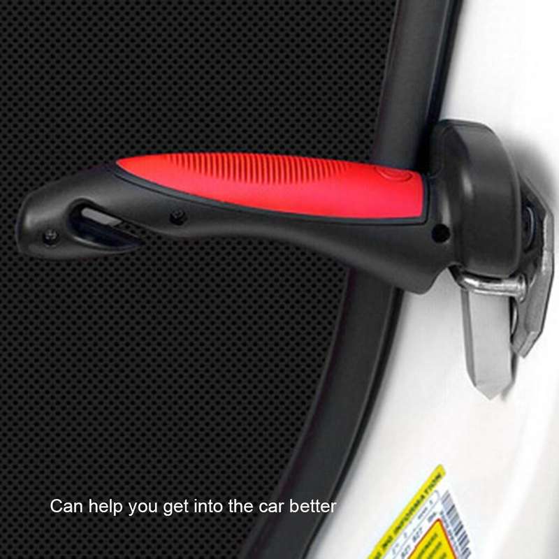 Car Cane Handle Portable Mobility Aid Flashlight Belt Cutter Glass Breaker Emergency Escape Tools