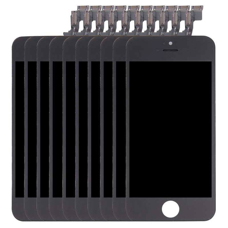 10 PCS TFT LCD Screen for iPhone 5S with Digitizer Full Assembly (Black)