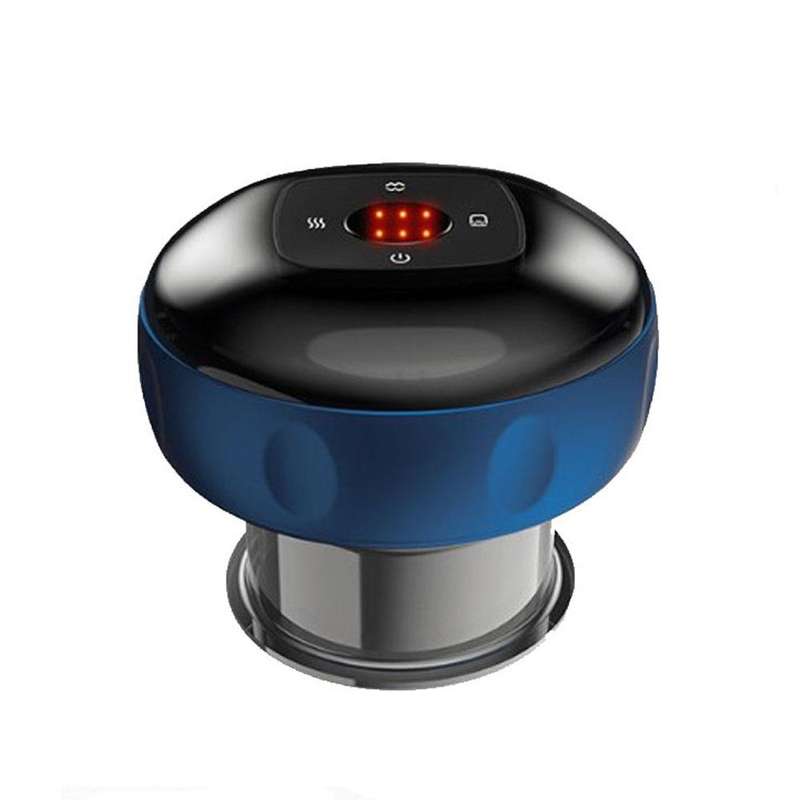 6-speed Charging Electric Cupping Massage Device(Blue)