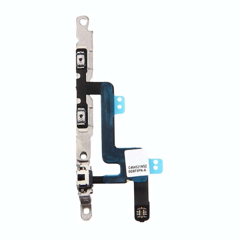 Volume Button & Mute Switch Flex Cable with Brackets for iPhone 6