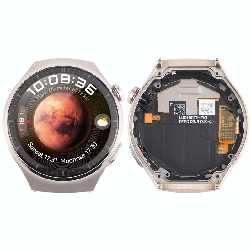 For Huawei Watch 4 Pro Original LCD Screen and Digitizer Full Assembly With Frame (Silver)