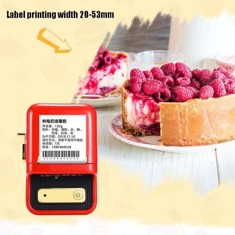 NIIMBOT B21 Small Production Date Marking Machine Baking Cake Bakery Price Labeling Machine, Spec...