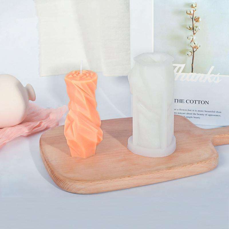 Geometric Scented Candle Silicone Mold, Specification: LZ-396