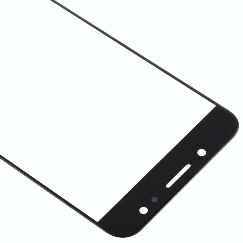 For Samsung Galaxy C8 / C7100, C7(2017) / J7+, C710F/DS 10pcs Front Screen Outer Glass Lens (Black)