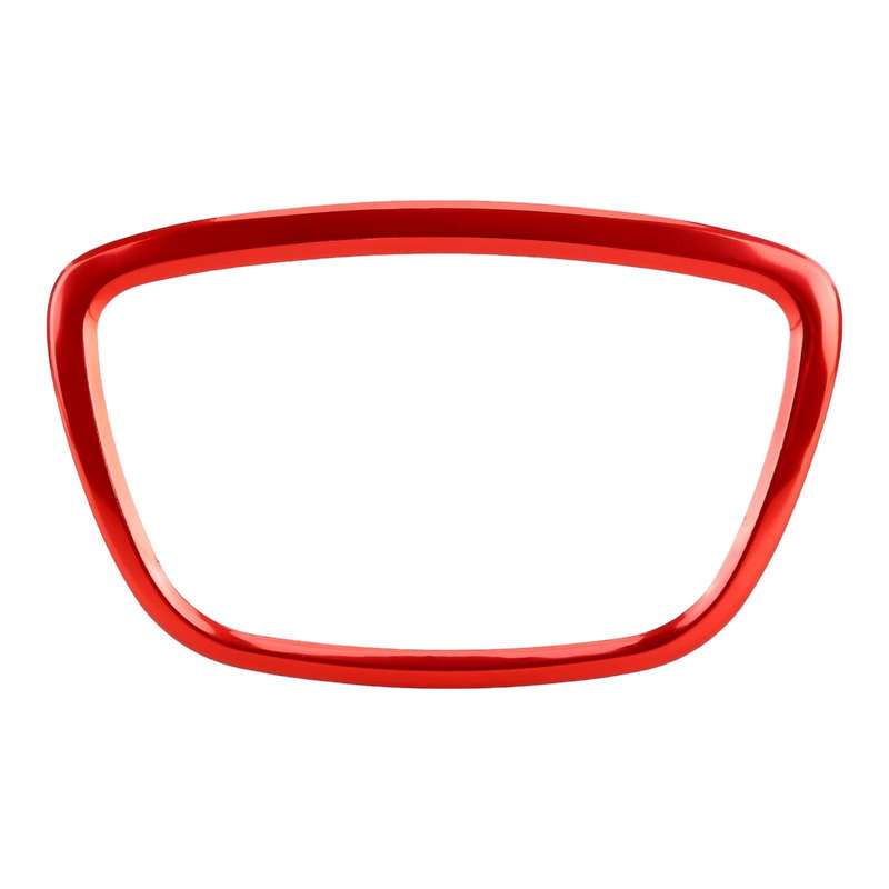 Car Auto Steering Wheel Ring Cover Trim Sticker Decoration for Audi (Red)