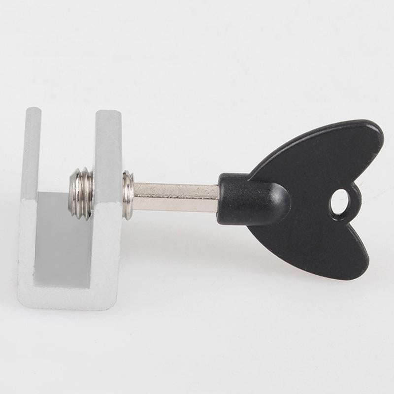 Child Safety Protection Screen Window Limiter Sliding Door Latch With Key, Model: Wider Model+L S...