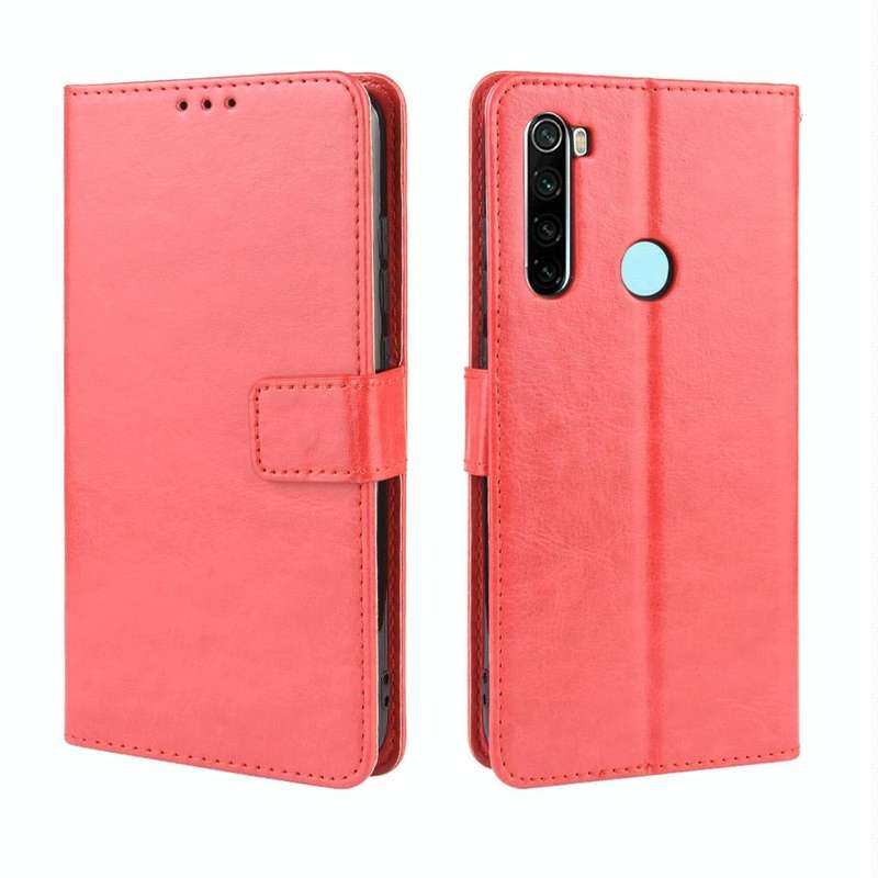 For Xiaomi Redmi Note 8T Retro Crazy Horse Texture Horizontal Flip Leather Case with Holder & Car...