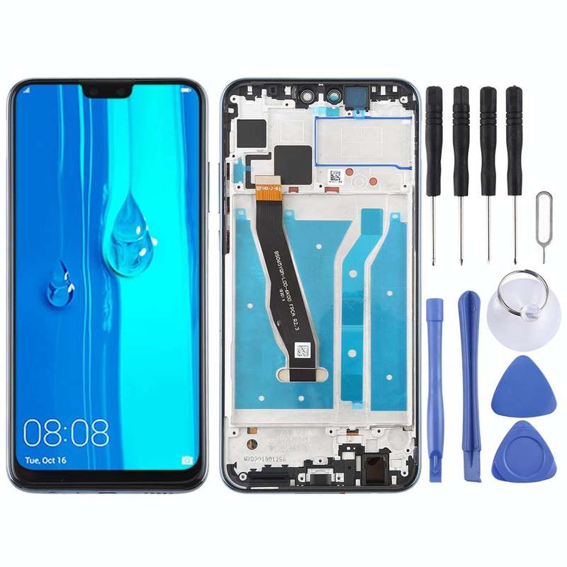 OEM LCD Screen for Huawei Enjoy 9 Plus Digitizer Full Assembly with Frame (Black)