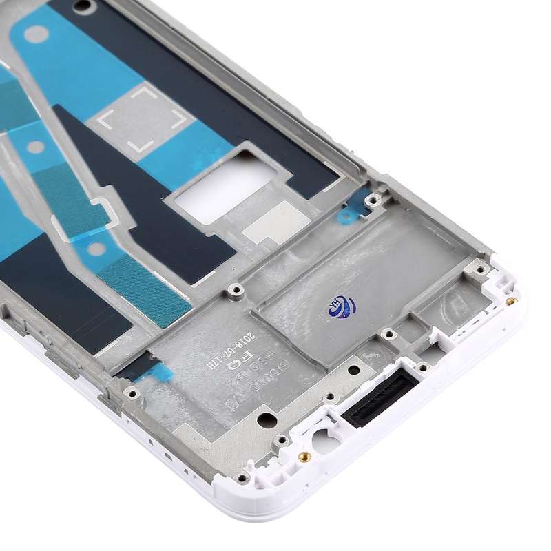For OPPO A1 Front Housing LCD Frame Bezel Plate (White)