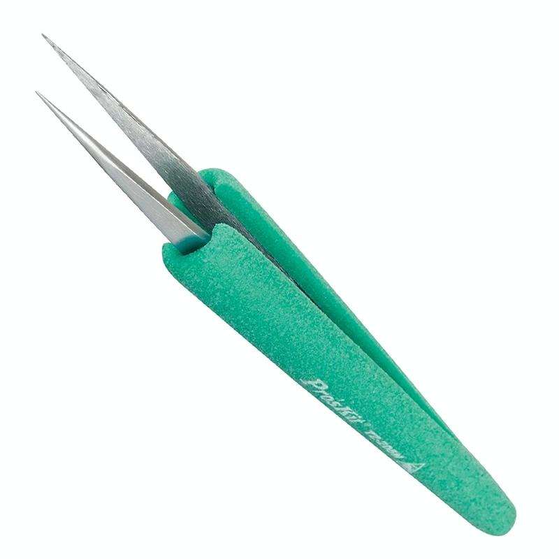 TZ-205N Anti-Static Anti-Skid Long Tip Tweezers