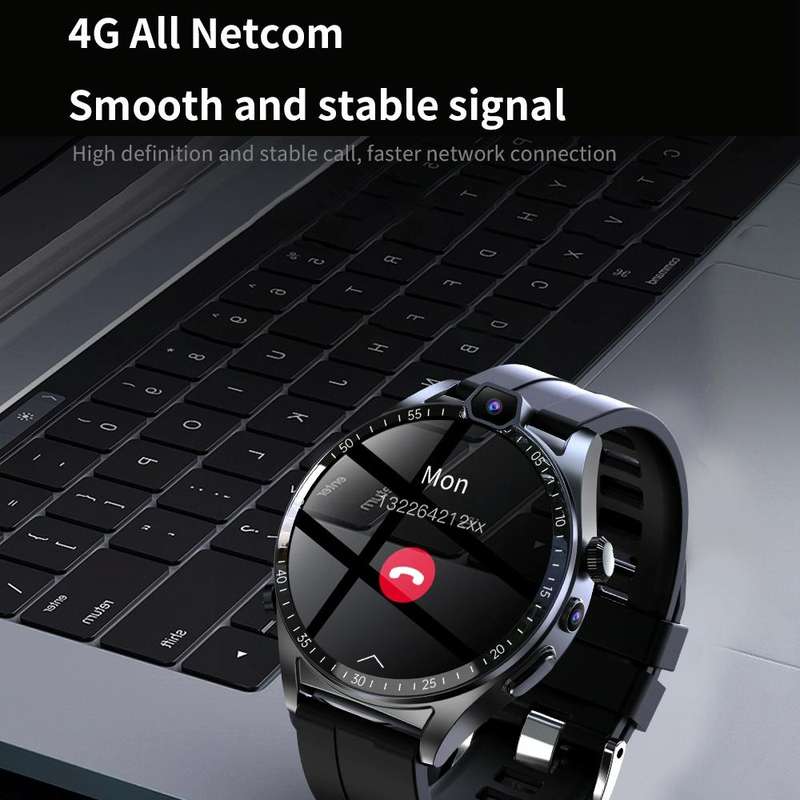 L01 1.43 inch IP67 Waterproof 4G Android 9.0 Smart Watch Support Face Recognition / GPS, Specific...