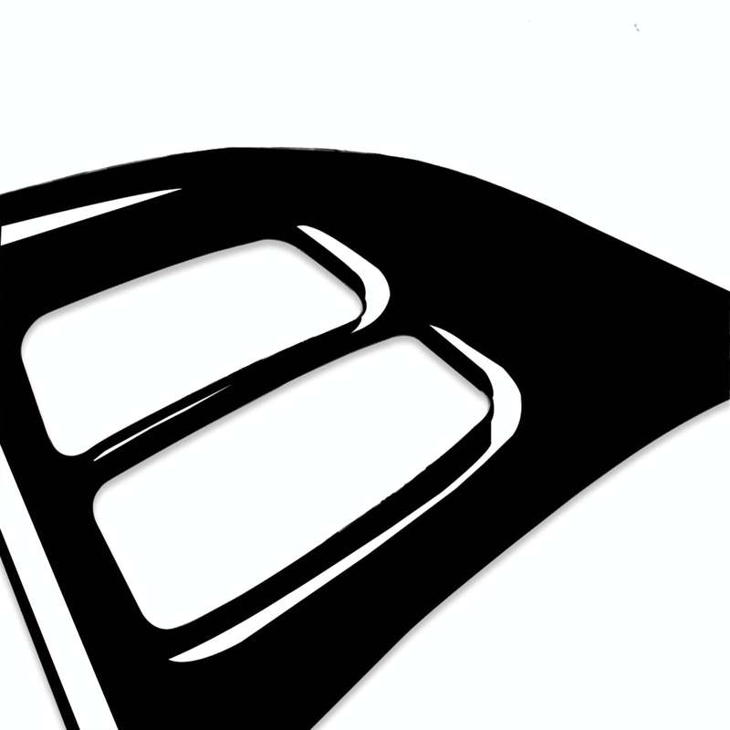 Car Steering Wheel Buttons Decorative Sticker for BMW E70 X5 2008-2013, Left and Right Drive Univ...