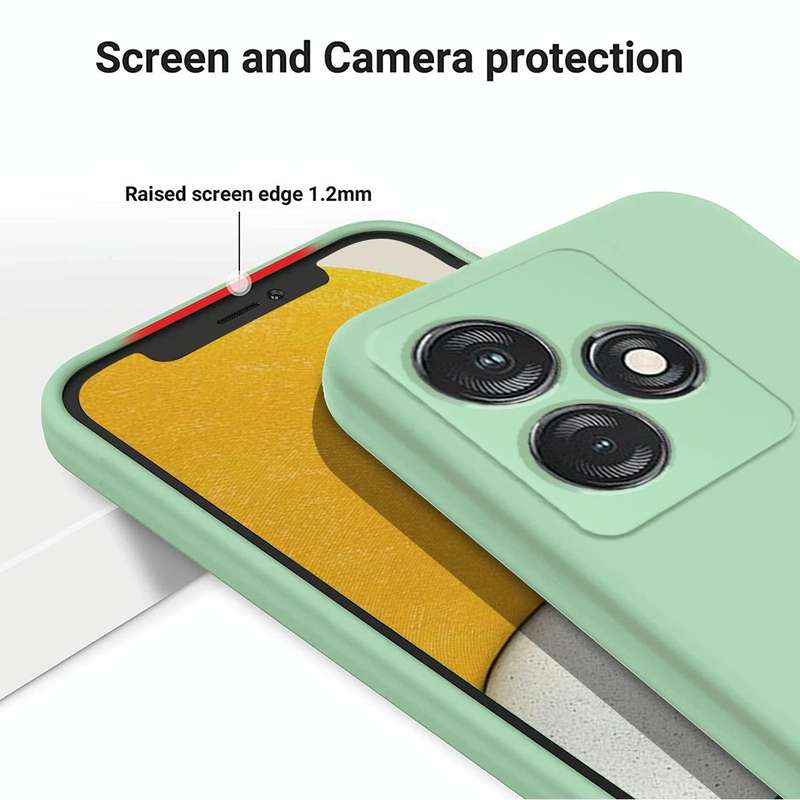 For Tecno Spark 10 4G / 10C 4G Pure Color Liquid Silicone Shockproof Phone Case(Green)
