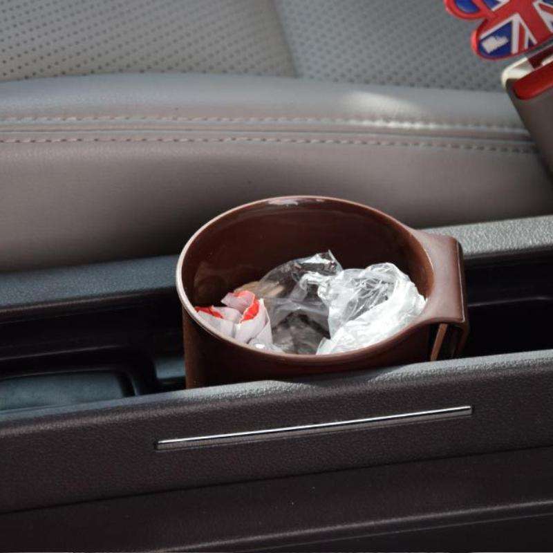 Multifunctional Car Water Cup Holder Hanging Storage Box Mobile Phone Holder Air Outlet Trash Can...