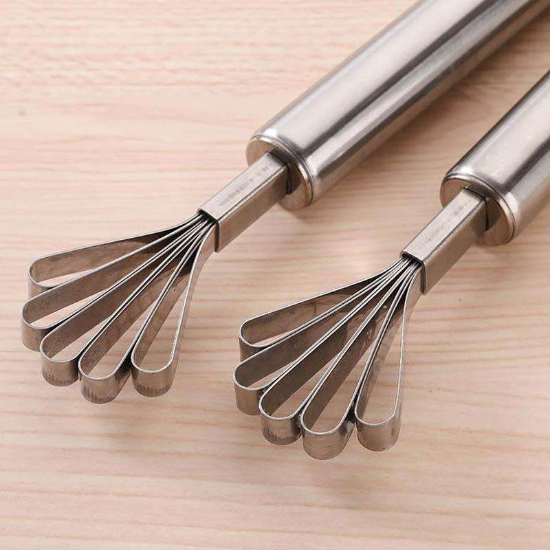 Stainless Steel Copra Planer All Steel Handle Coconut Planing Fish Scale Planer Seeder(Silver)