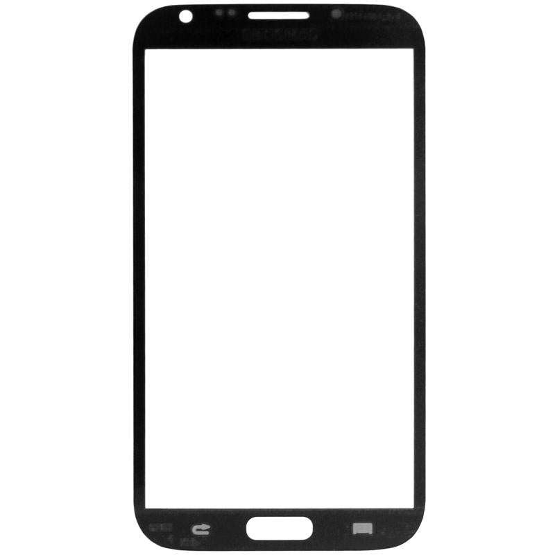 For Samsung Galaxy Note II / N7100 10pcs Front Screen Outer Glass Lens (Black)