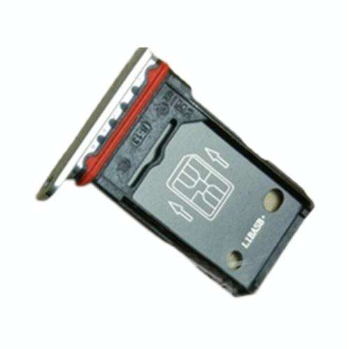 For OnePlus 8T KB2001 KB2000 KB2003 KB2005 KB2007 SIM Card Tray + SIM Card Tray (Silver)