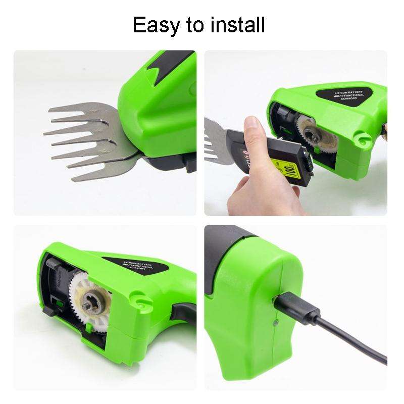 HILDA 3 In 1 Motorized Fence Trimmer Li-Ion Pruning Tools, Voltage: 7.2V