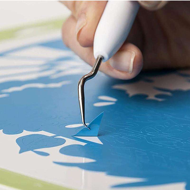 5 In 1+Cutting Pad Vinyl Weeding Tool Set DIY Silhouette Embossed Engraving Tool