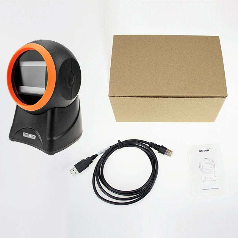 NETUM 2050 Supermarket Cashier Barcode QR Code Scanner Desktop Vertical Scanner, Specification Re...