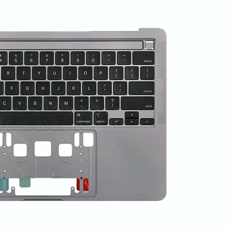 For Macbook Pro 13 inch 2021 A2338 C-side Cover + US Edition Key Board (Grey)