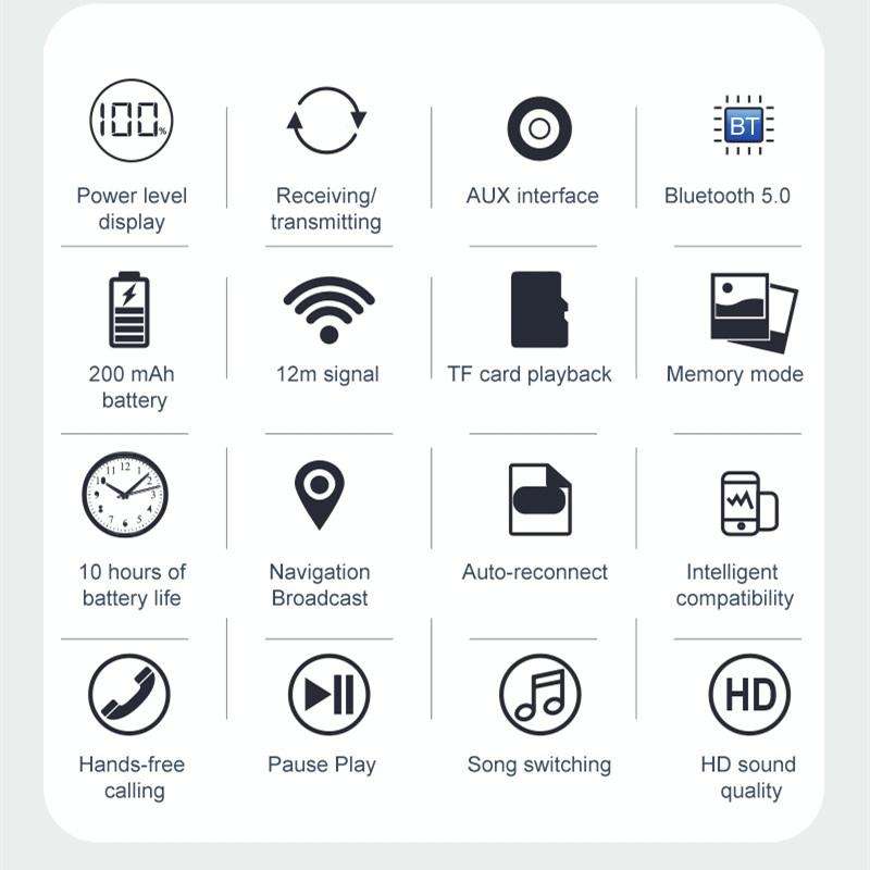 BR02 Bluetooth 5.0 Receive and transmit 2-in-1 PC TV Bluetooth audio adapter with battery display
