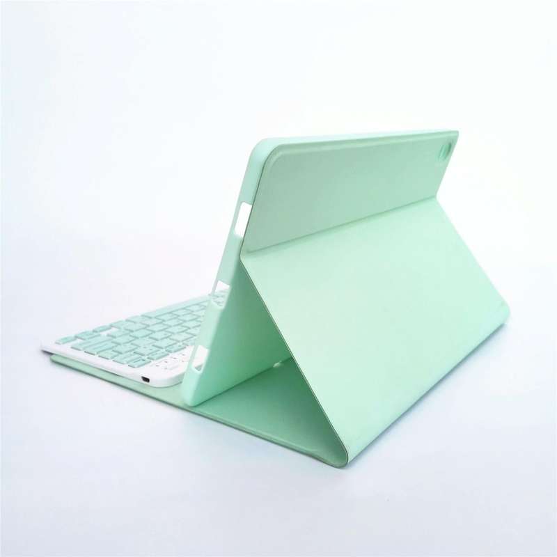 For Lenovo Pad Tab P11 11 inch TB-J606F LX110 Solid Color Detachable Square Keycap Bluetooth Keyb...