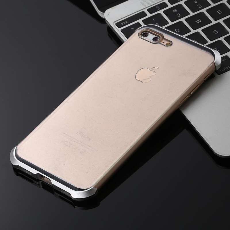 Ultra-Thin Angular Frame Magnetic Absorption Double-Sided Tempered Glass Shell for iPhone 8 Plus(...