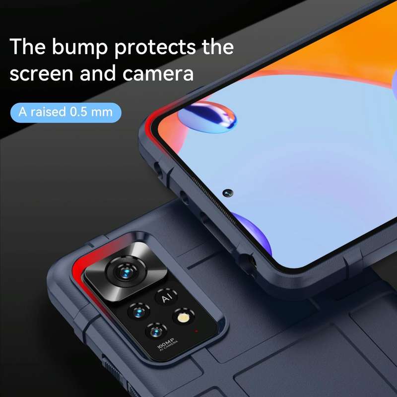 For Xiaomi Redmi Note 11 Pro 4G/Redmi Note 11 Pro 5G Global Full Coverage Shockproof TPU Case(Blue)